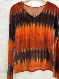 Velvet Dip Dye Top
