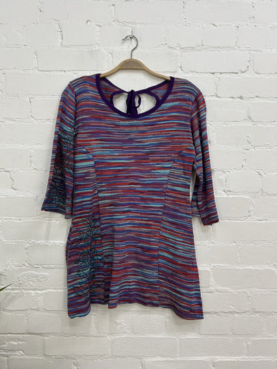 Space Dye Short Dress
