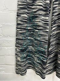 Space Dye Wide Leg Trousers