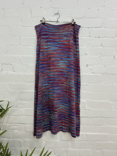 Space Dye Long Skirt