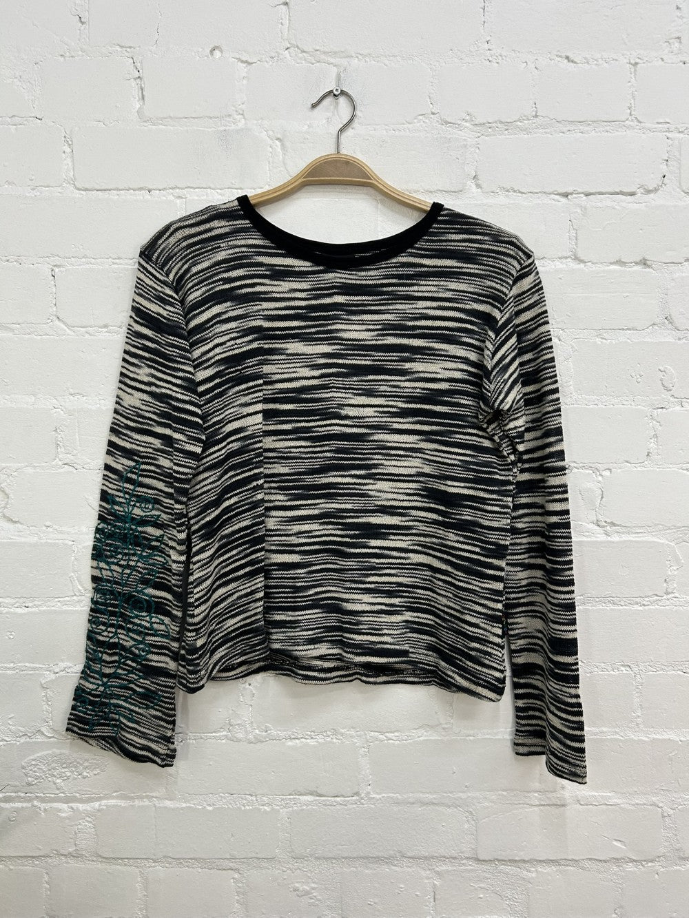 Space Dye Long Sleeve Top