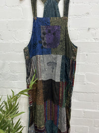 Patch And Print Dress