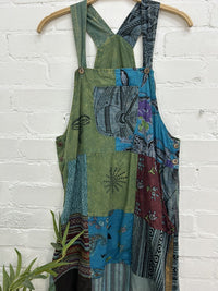Patch And Print Dress