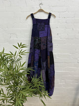 Patch And Print Dungarees