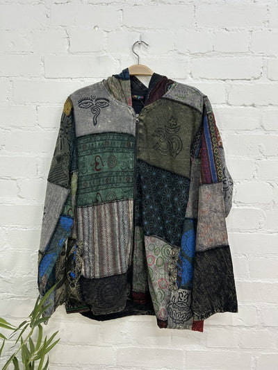 Patch And Print Jacket