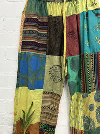Print And Patch Trousers