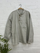 Thick Woven Cotton Shirt