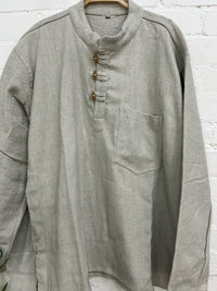Thick Woven Cotton Shirt
