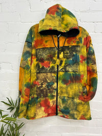 Tie Dye Rainbow Lined Jacket