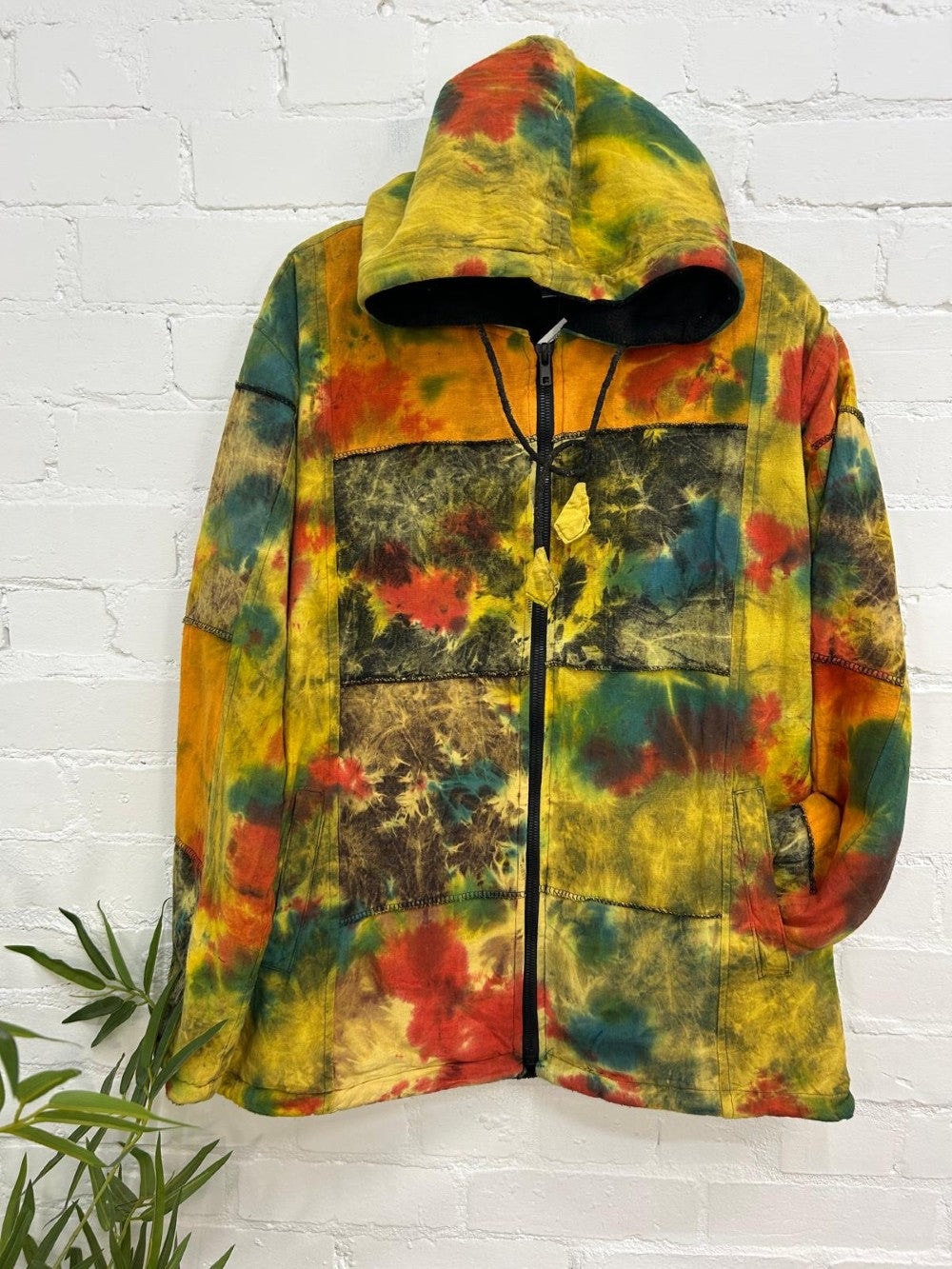 Tie Dye Rainbow Lined Jacket
