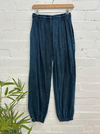 Stonewashed Harem Trousers