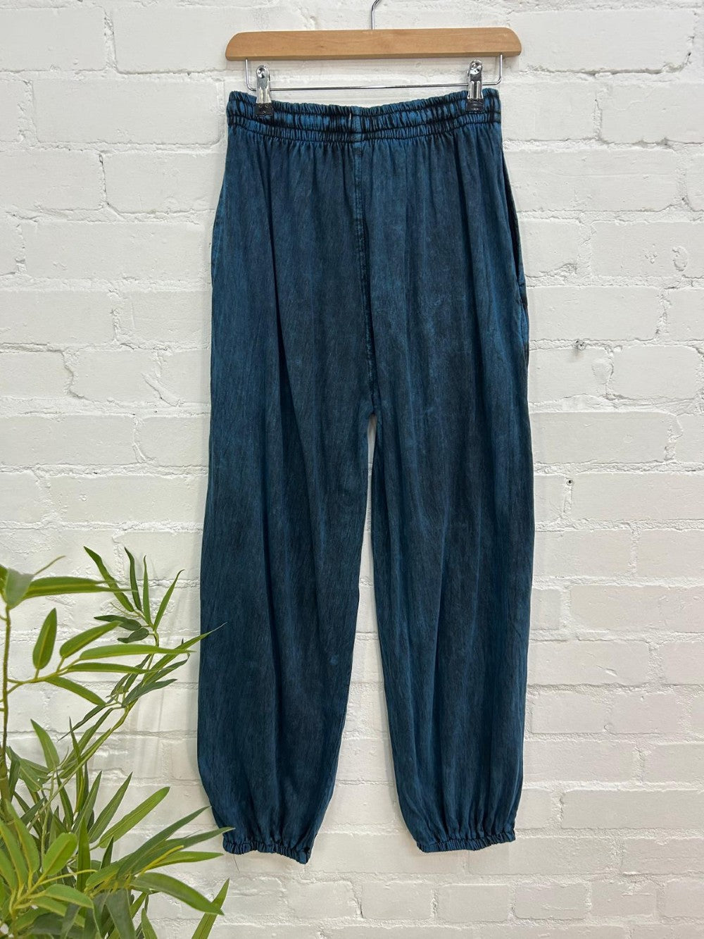 Stonewashed Harem Trousers