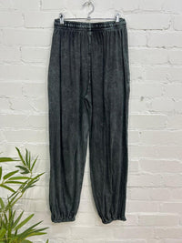 Stonewashed Harem Trousers