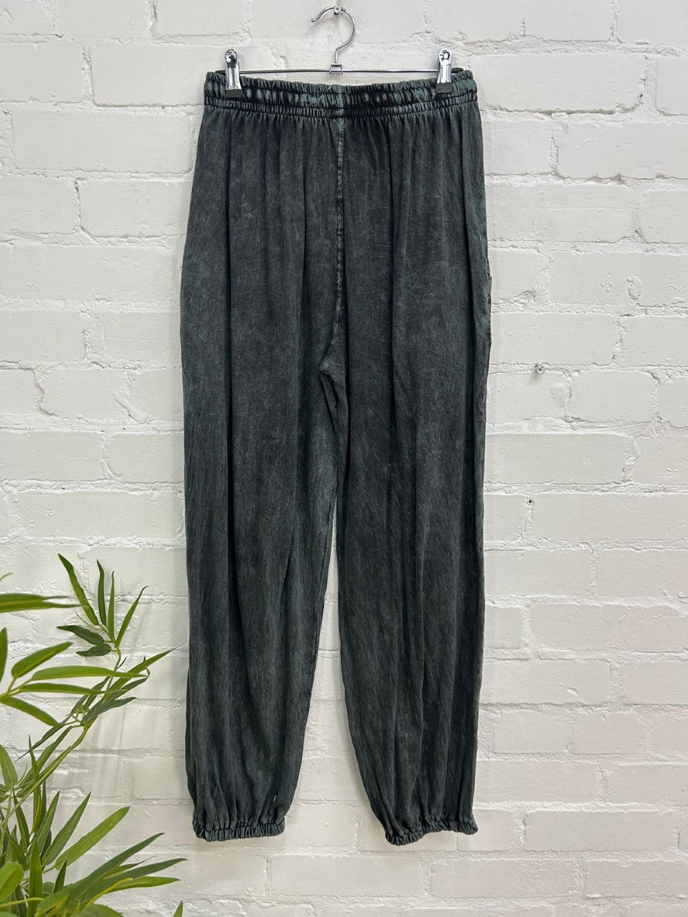 Stonewashed Harem Trousers