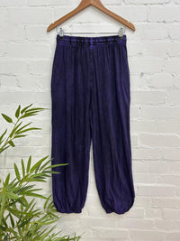 Stonewashed Harem Trousers