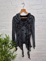Long Sleeve Embroidered Hoodie