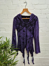 Long Sleeve Embroidered Hoodie