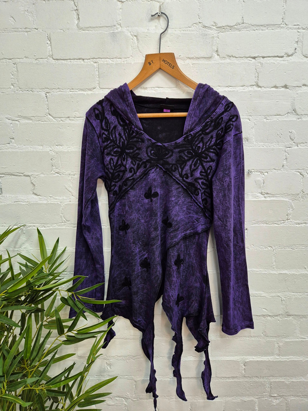Long Sleeve Embroidered Hoodie