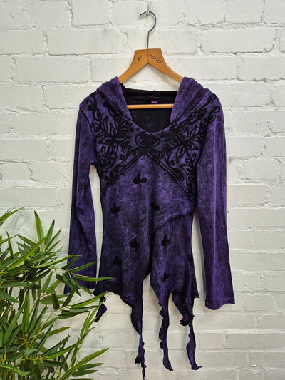 Long Sleeve Embroidered Hoodie