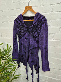Long Sleeve Embroidered Hoodie