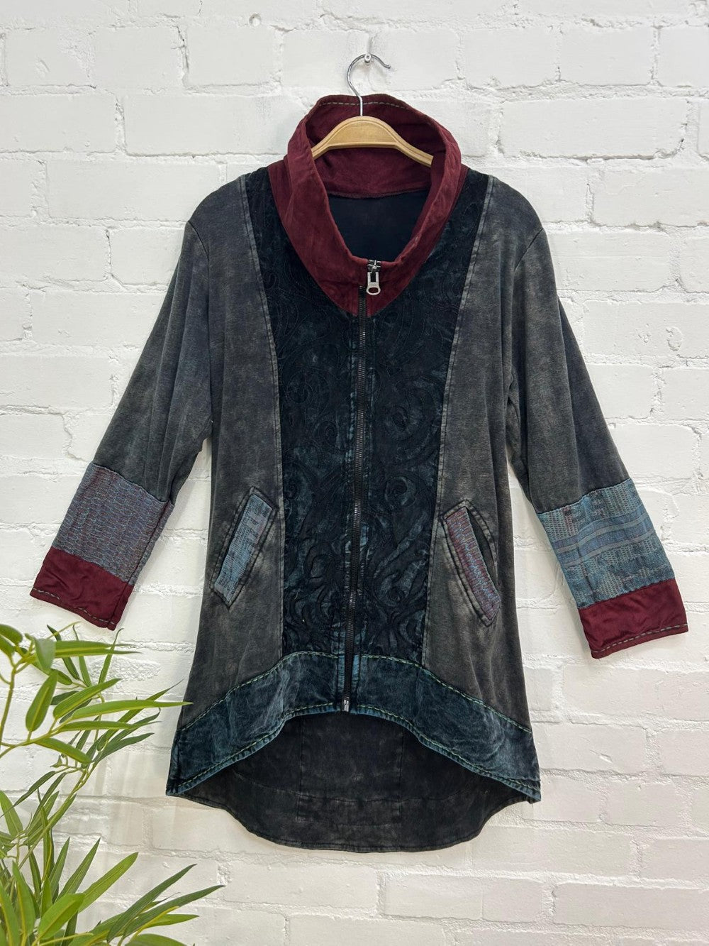 Long Embroidered Jacket