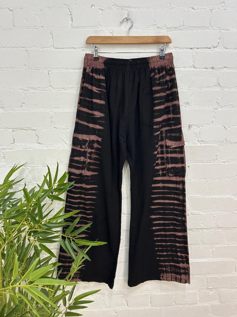 Tie Dye Cargo Pocket Trousers