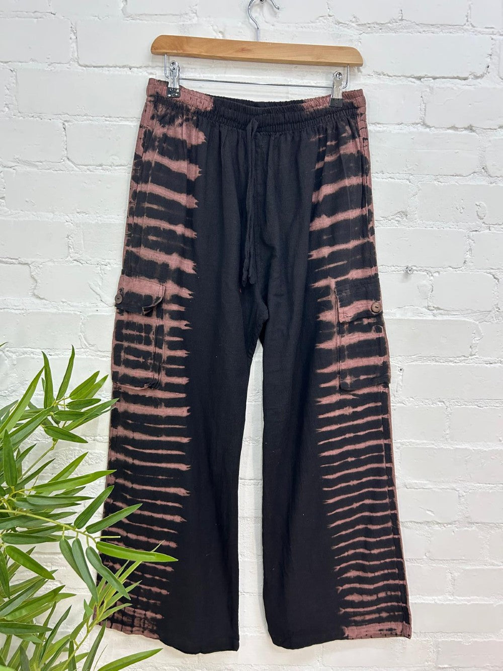 Tie Dye Cargo Pocket Trousers