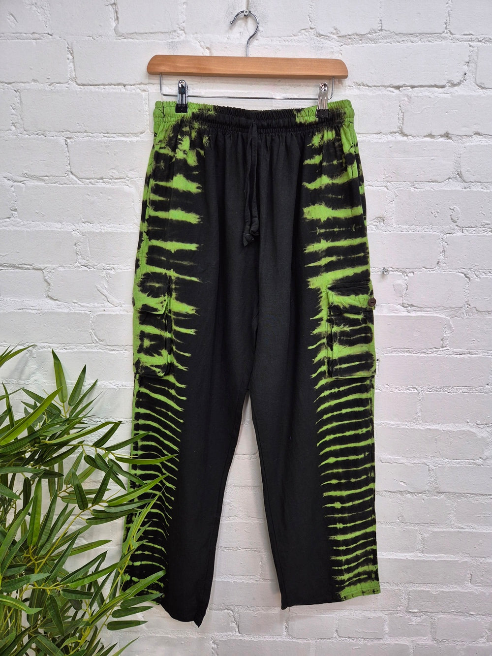 Tie Dye Cargo Pocket Trousers