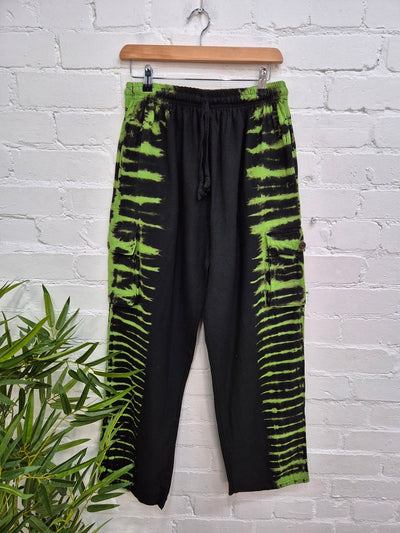Tie Dye Cargo Pocket Trousers
