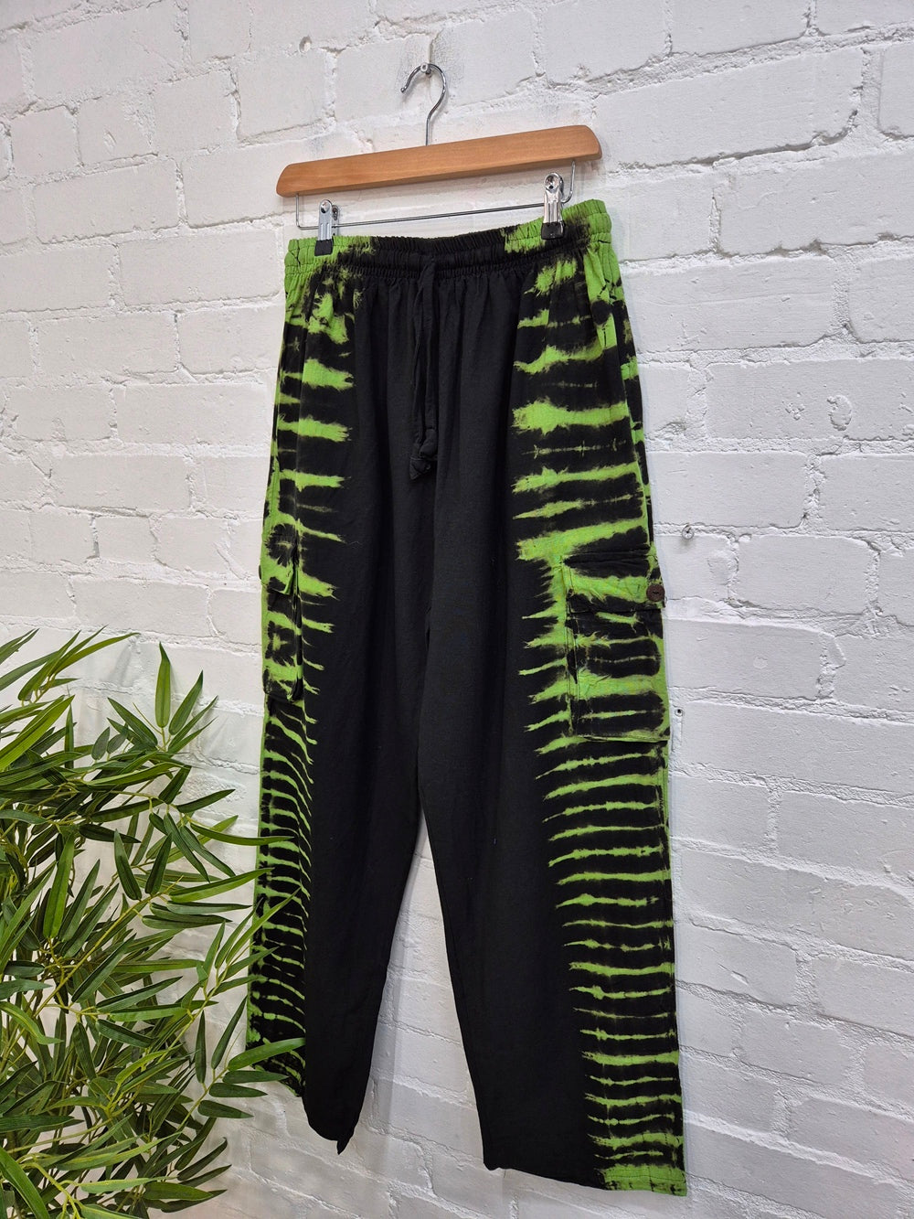 Tie Dye Cargo Pocket Trousers