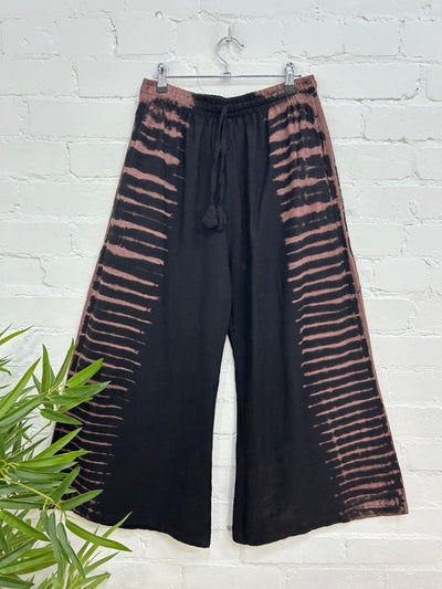 Tie Dye Wide Leg Trousers