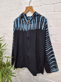 Tie Dye Zip Hoodie