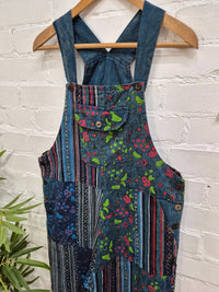 Patchwork Gheri Dungarees