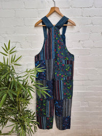 Patchwork Gheri Dungarees