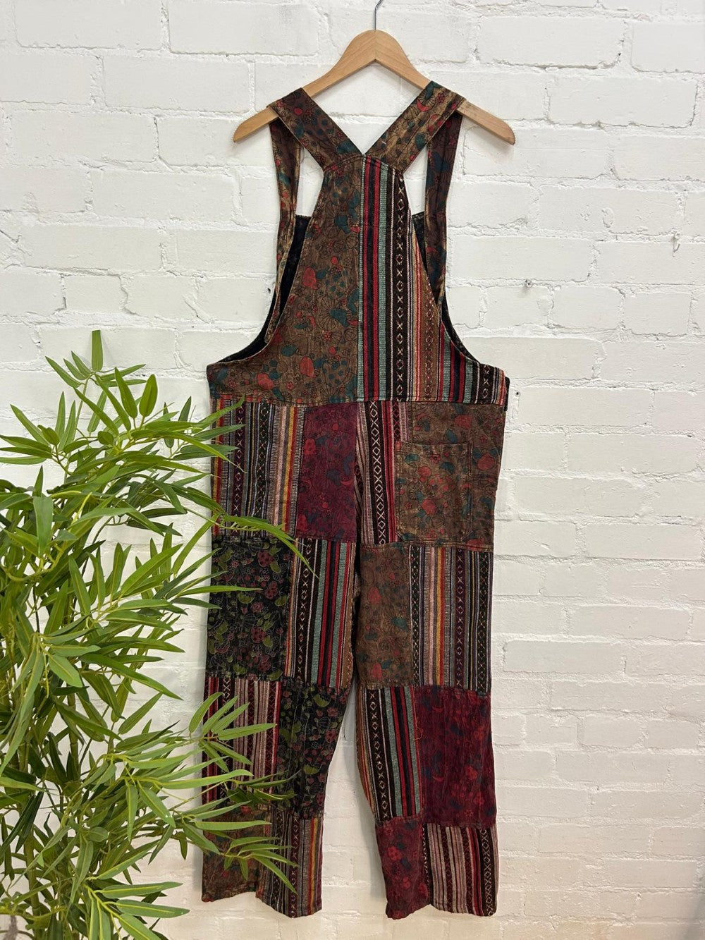 Patchwork Gheri Dungarees