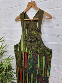 Patchwork Gheri Dungarees