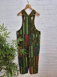 Patchwork Gheri Dungarees