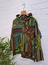 Patchwork Gheri Hoodie