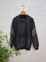 Stonewashed Fleece Lined Jacket