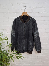 Stonewashed Fleece Lined Jacket