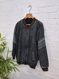 Stonewashed Fleece Lined Jacket