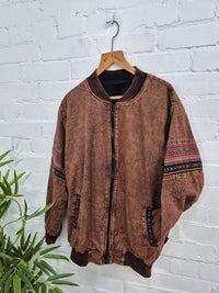 Stonewashed Fleece Lined Jacket