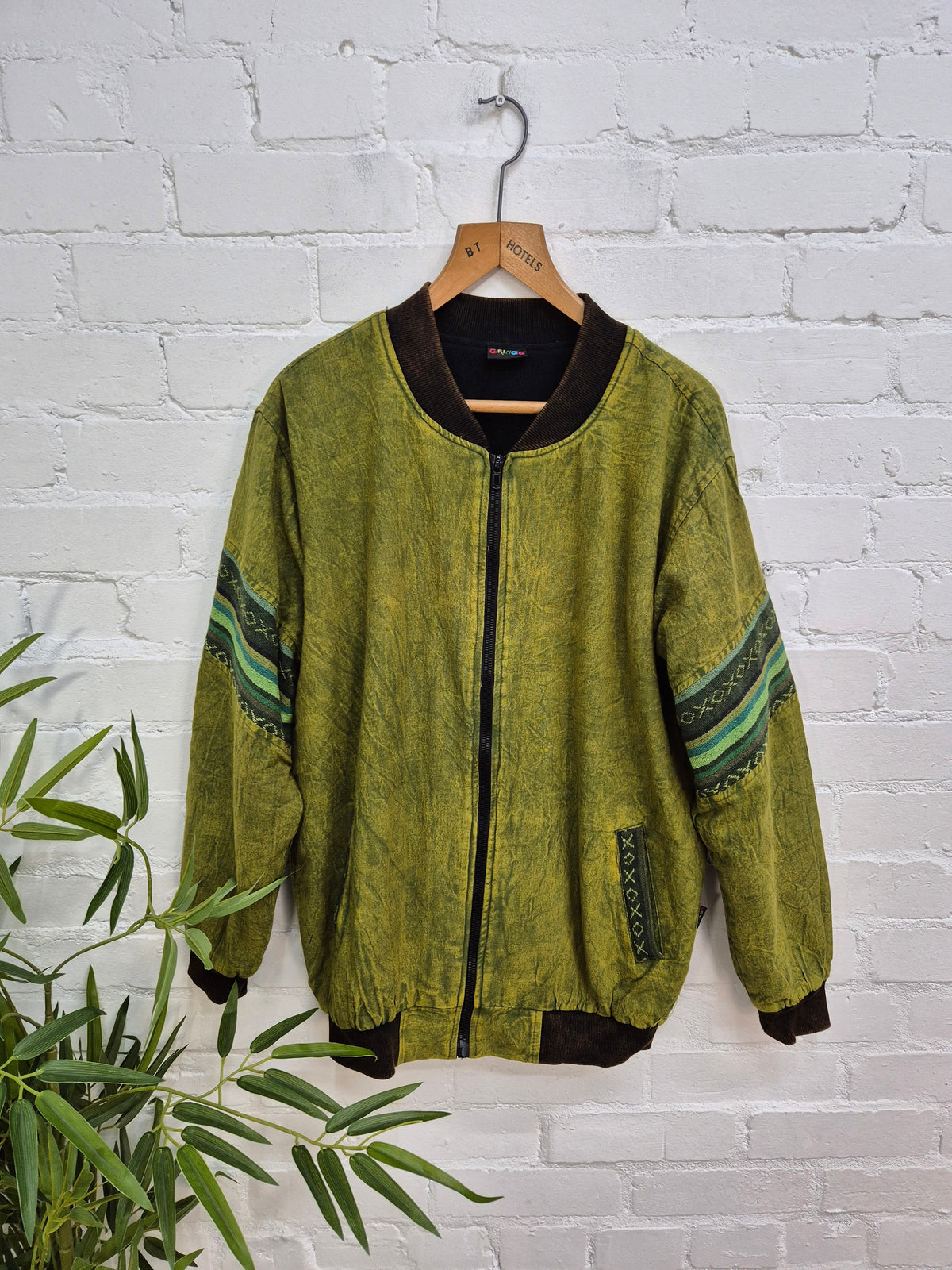 Stonewashed Fleece Lined Jacket