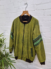 Stonewashed Fleece Lined Jacket