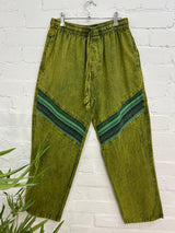 Stonewashed Trousers Straight