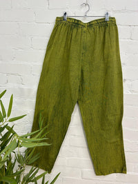 Stonewashed Trousers Straight