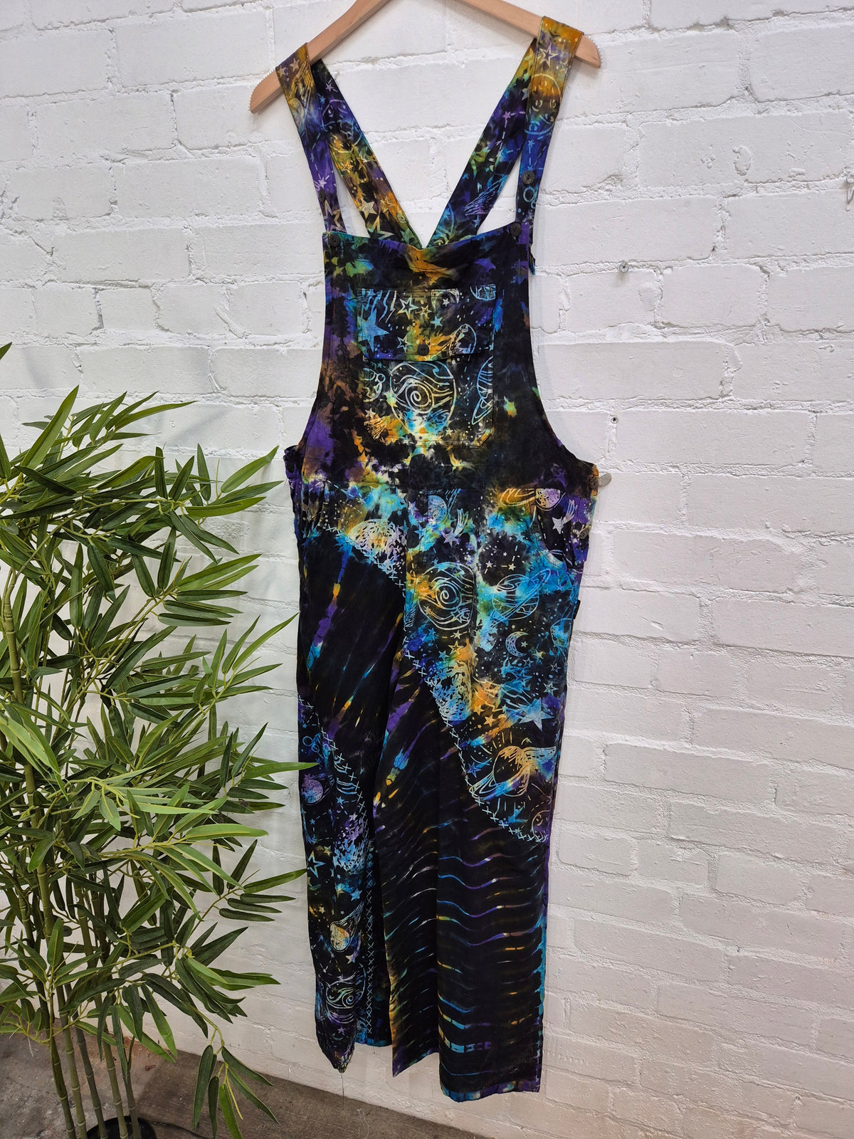 Celestial Tie Dye Dungarees