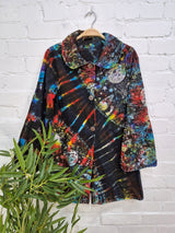 Celestial Tie Dye Long Jacket