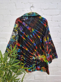 Celestial Tie Dye Long Jacket