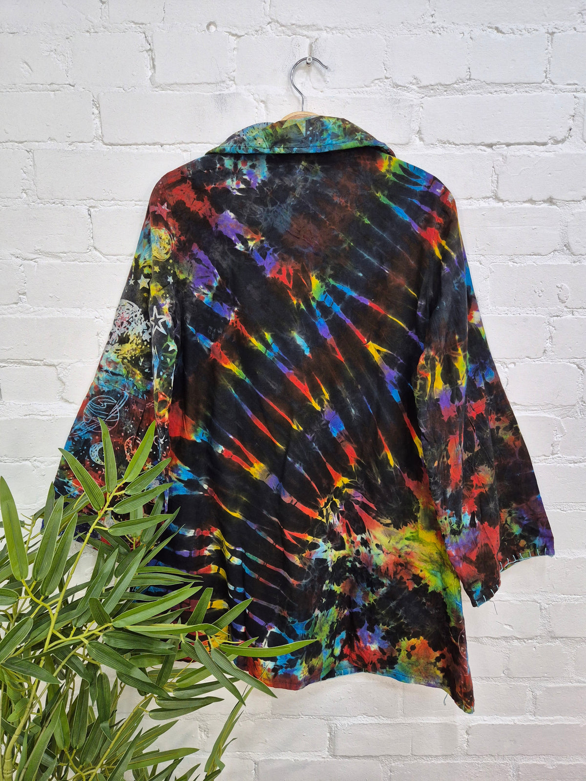 Celestial Tie Dye Long Jacket
